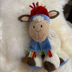 Jellycat Woolly sheep Plush Lamb Toy book Jelly Cat Kitten baby sensory educate